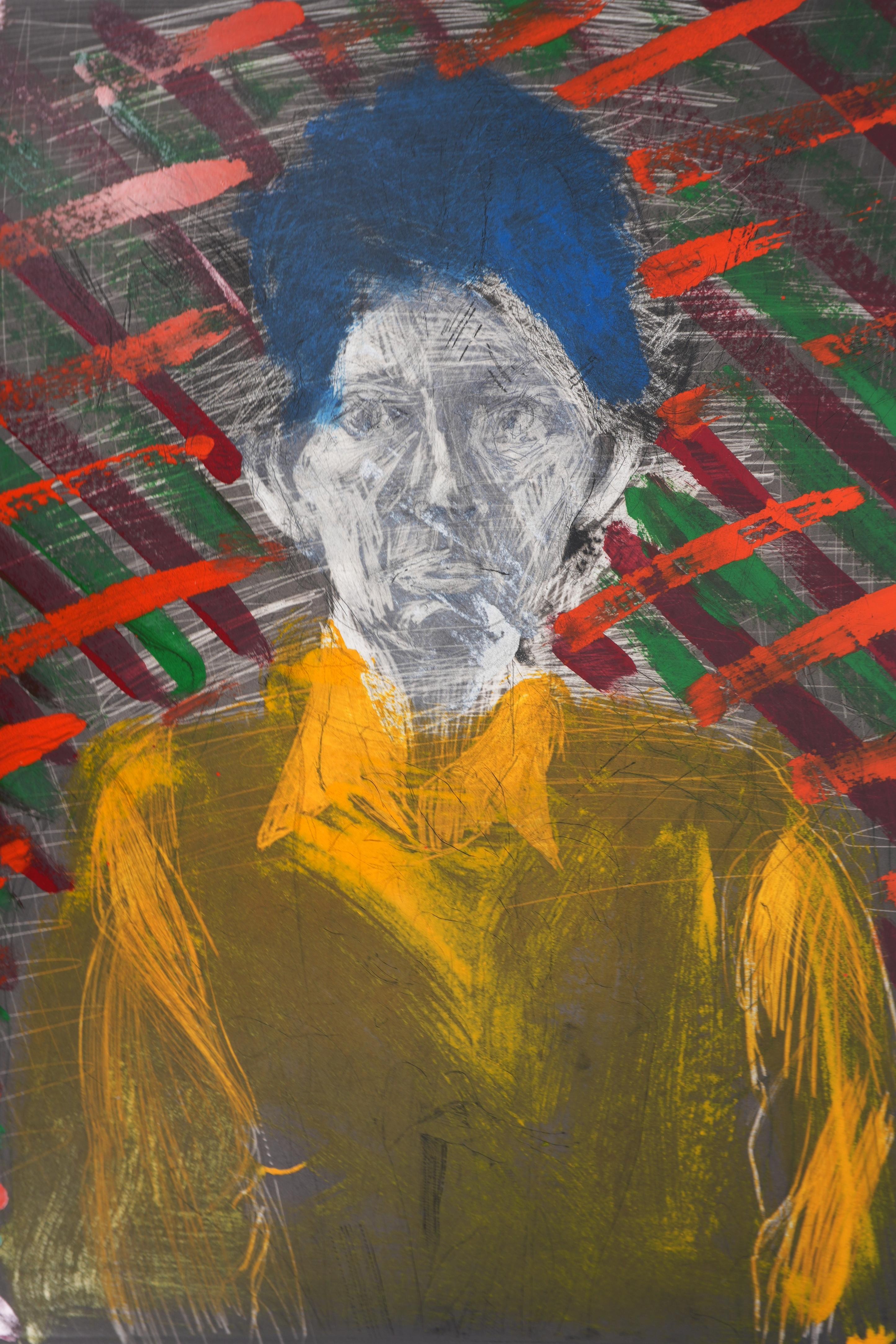 Nancy draußen im Juli XXIV (Brilliant Dutch Gloss) - Original Radierung handsigniert (Amerikanische Moderne), Print, von Jim Dine