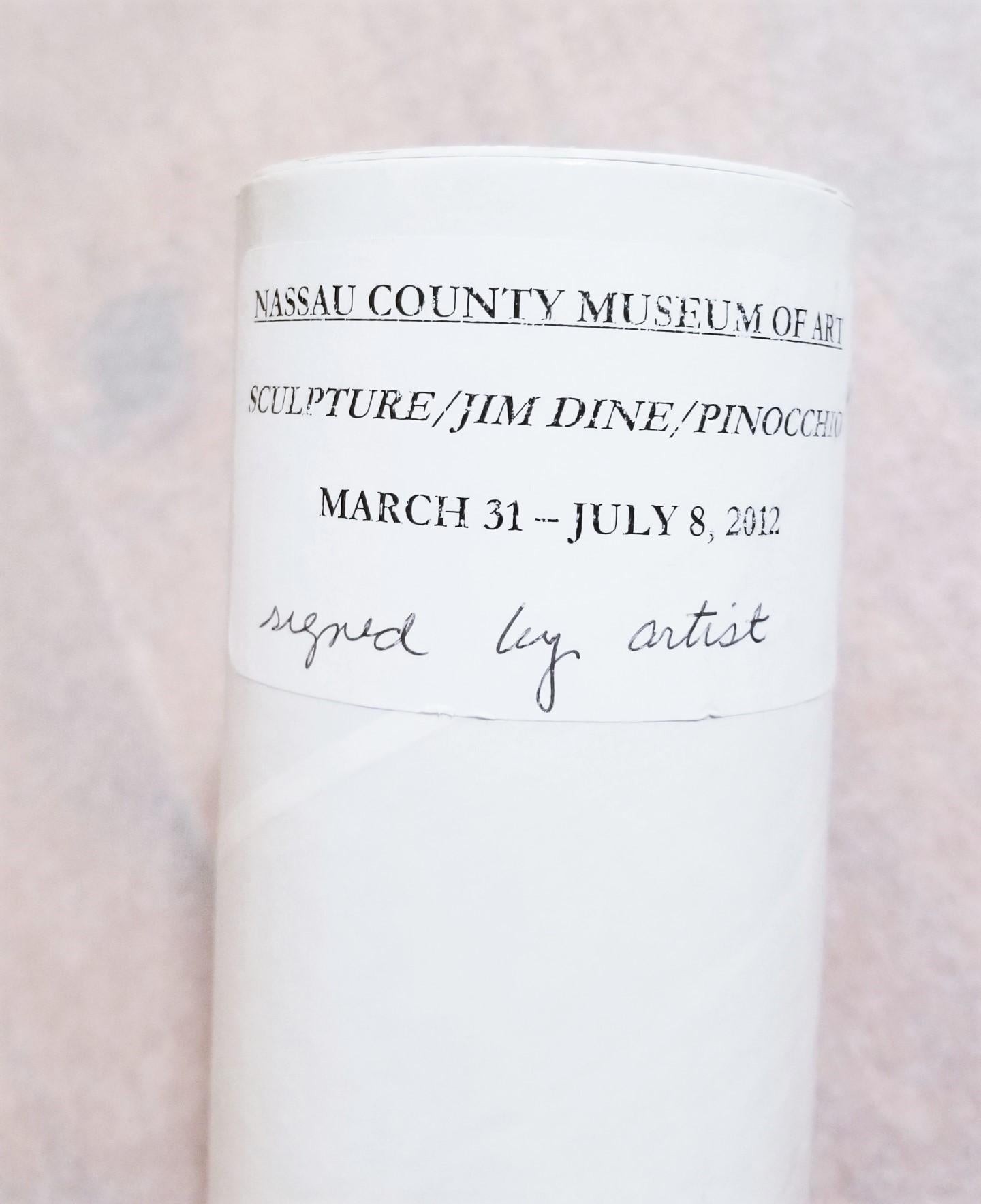 Musée d'art du comté de Nassau (Sculpture/Jim Dine/Pinocchio) Affiche (Signée) en vente 13