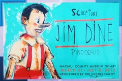 Poster del Nassau County Museum of Art (Scultura/Jim Dine/Pinocchio) (Firmato)
