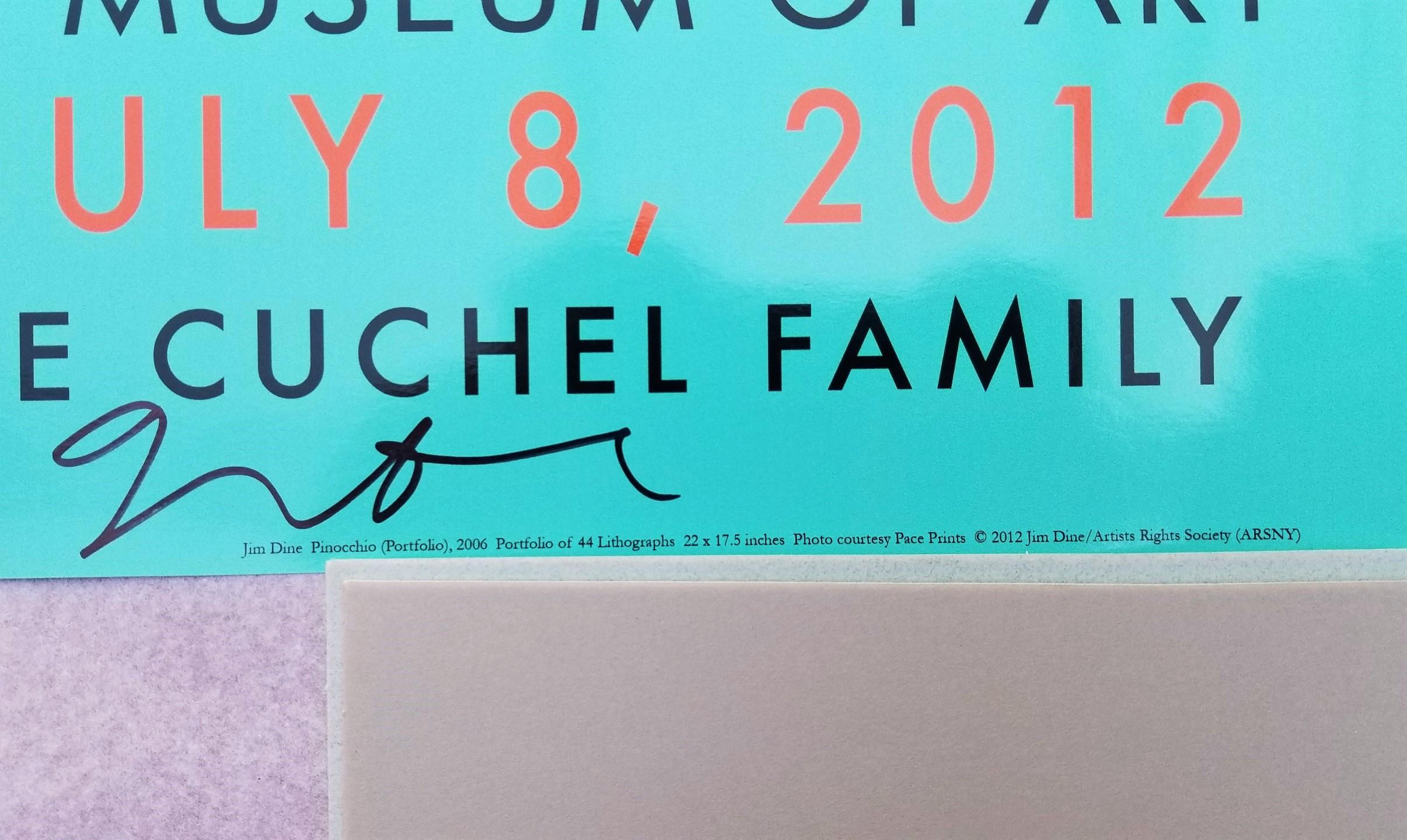 Musée d'art du comté de Nassau (Sculpture/Jim Dine/Pinocchio) Affiche (Signée) en vente 6