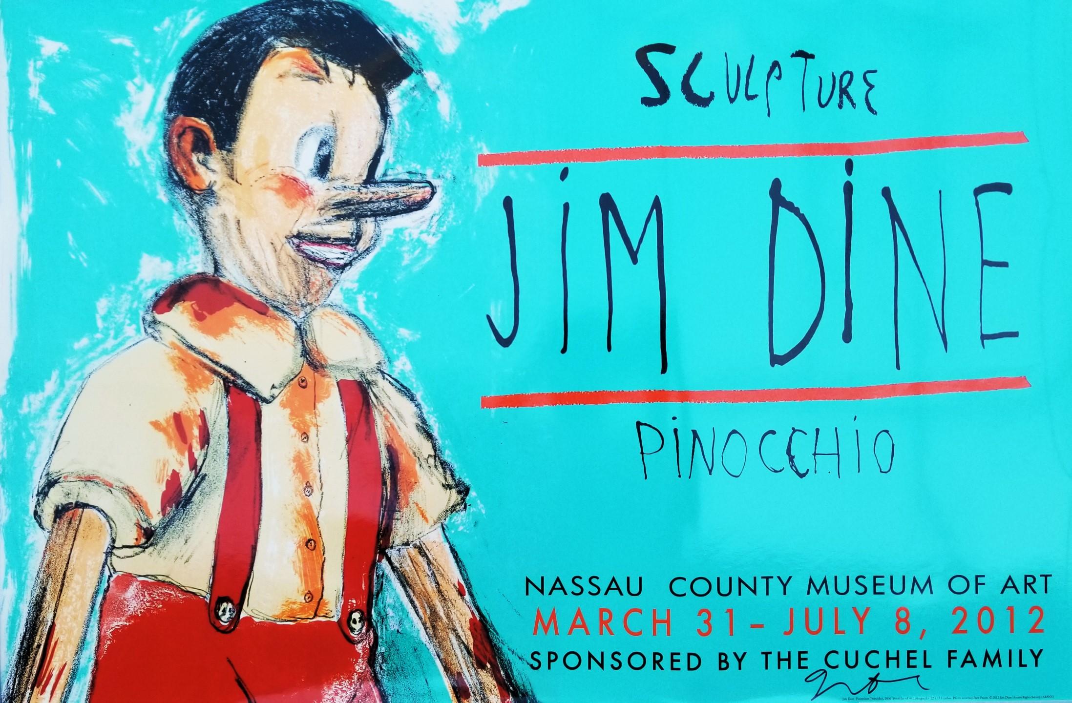 Nassau County Museum of Art (Sculpture/Jim Dine/Pinocchio) Poster (Signed)