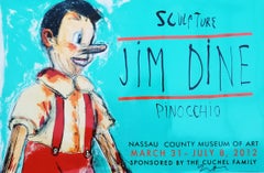 Affiche du Nassau County Museum of Art (Sculpture/Jim Dine/Pinocchio) (signée)