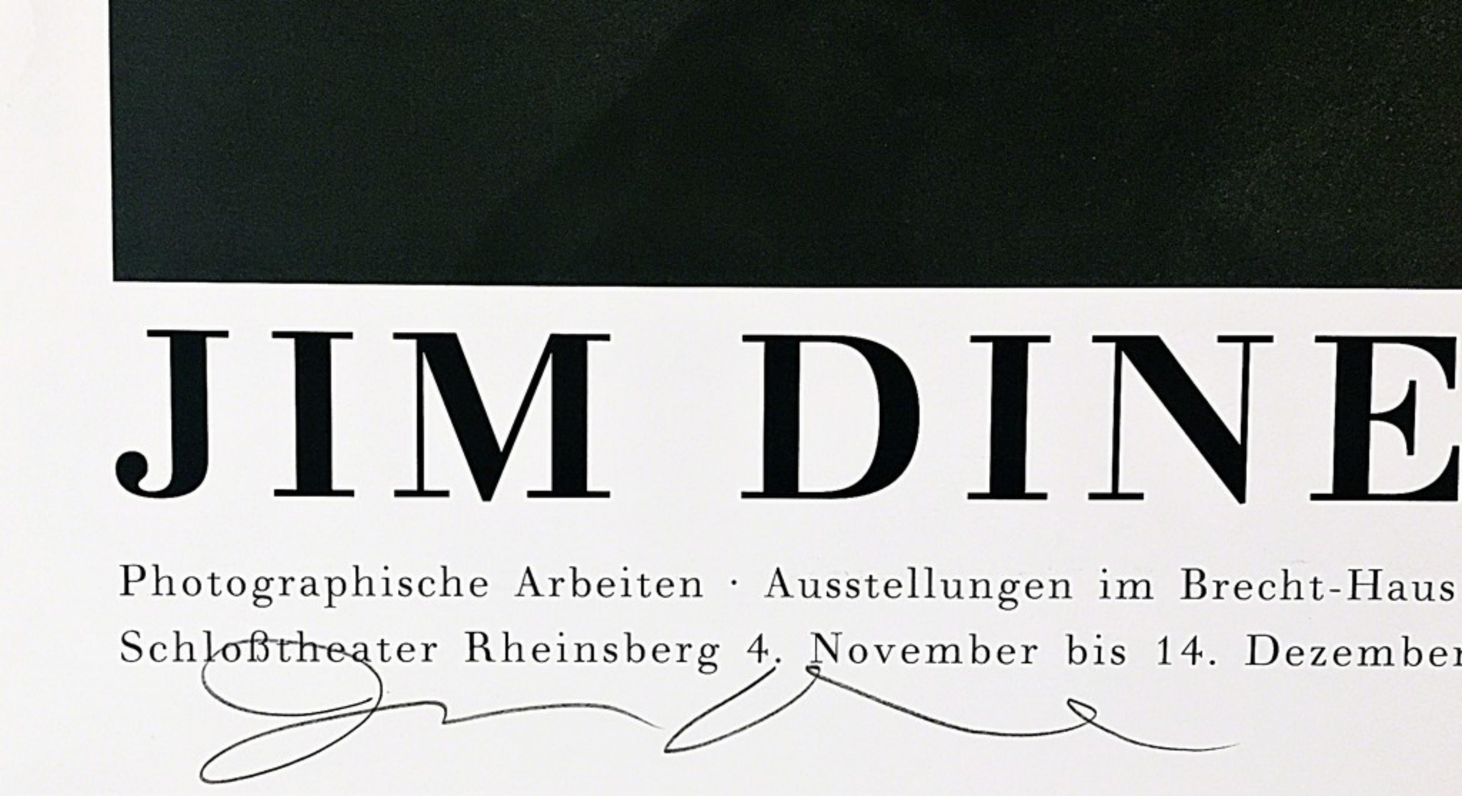 Póster litografía offset; firmado a mano por Jim Dine en venta 1