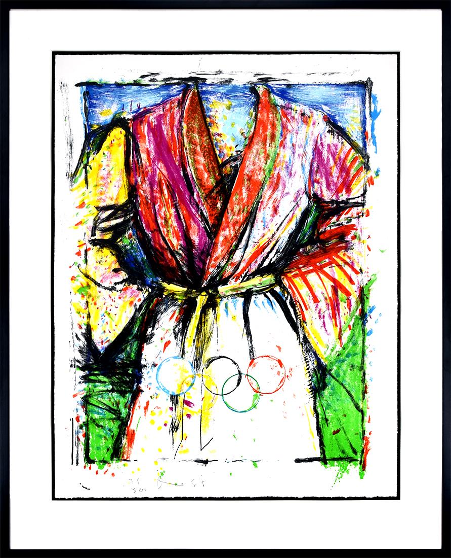 Olympic Robe, from Games of the XXIVth Olympiad Seoul - Print by Jim Dine
