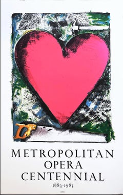 Pink Heart: Metropolitan Opera Centennial 1883-1983 poster