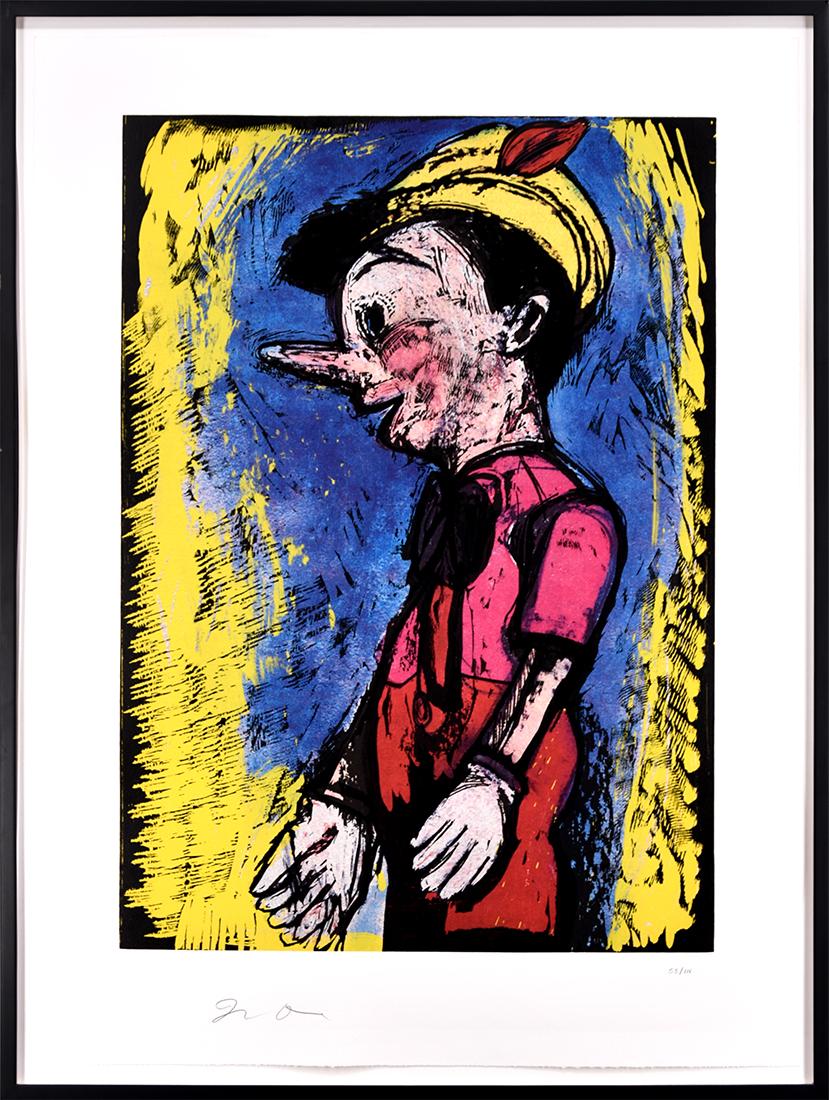 Pinocchio - Print by Jim Dine