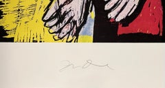 "Pinocchio" by Jim Dine (Woodcut, Screenprint, Pop Art, Illustration)