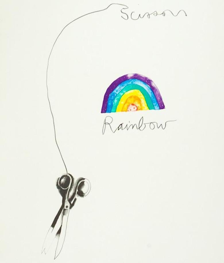 Rainbow Scissors - Print by Jim Dine