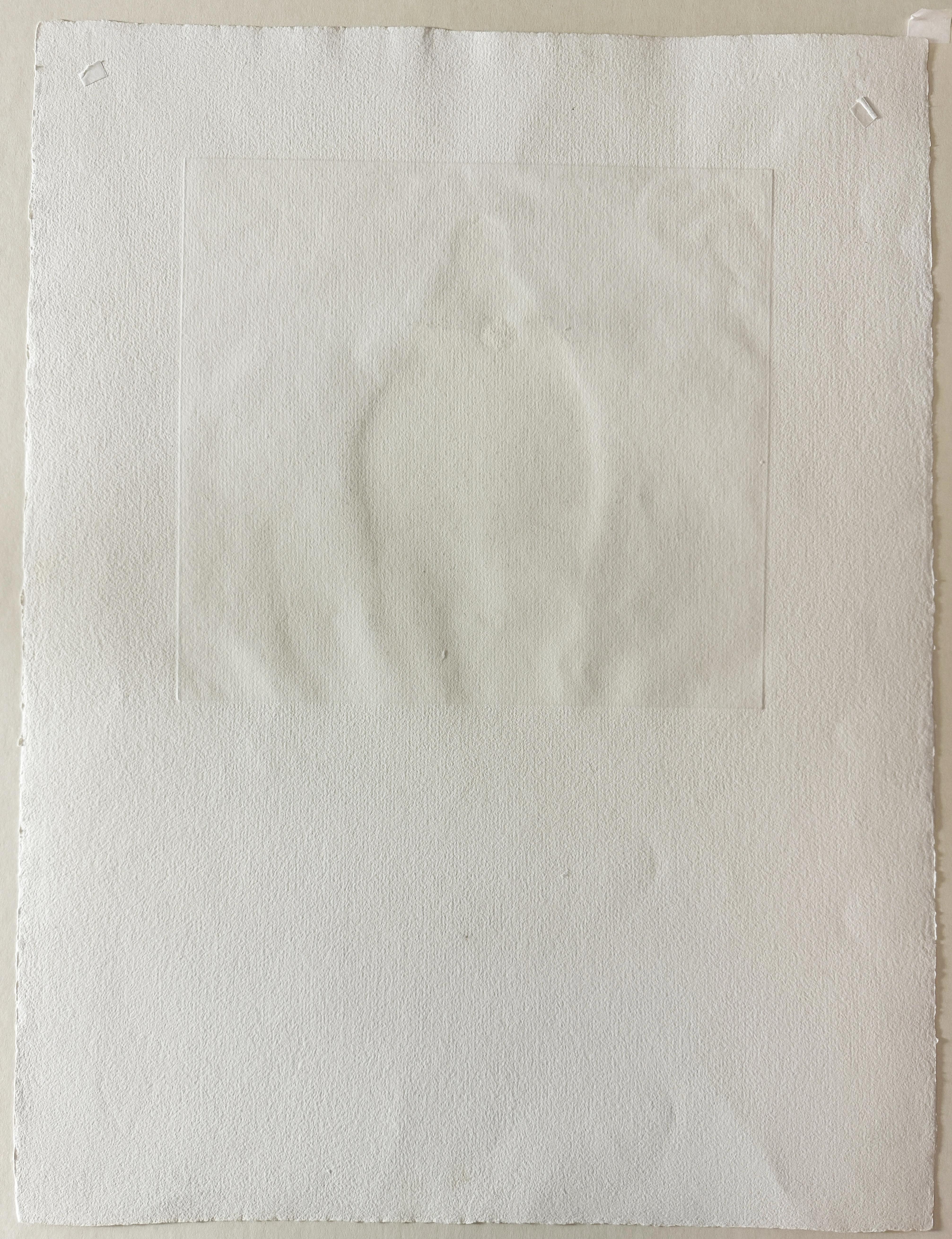 Autorretrato con gorro de esquí (en color) primer estado de Jim Dine aguafuerte pintado en venta 7