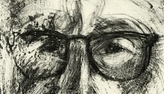 Self Portrait of the famous American painter/printmaker Jim Dine, 2020