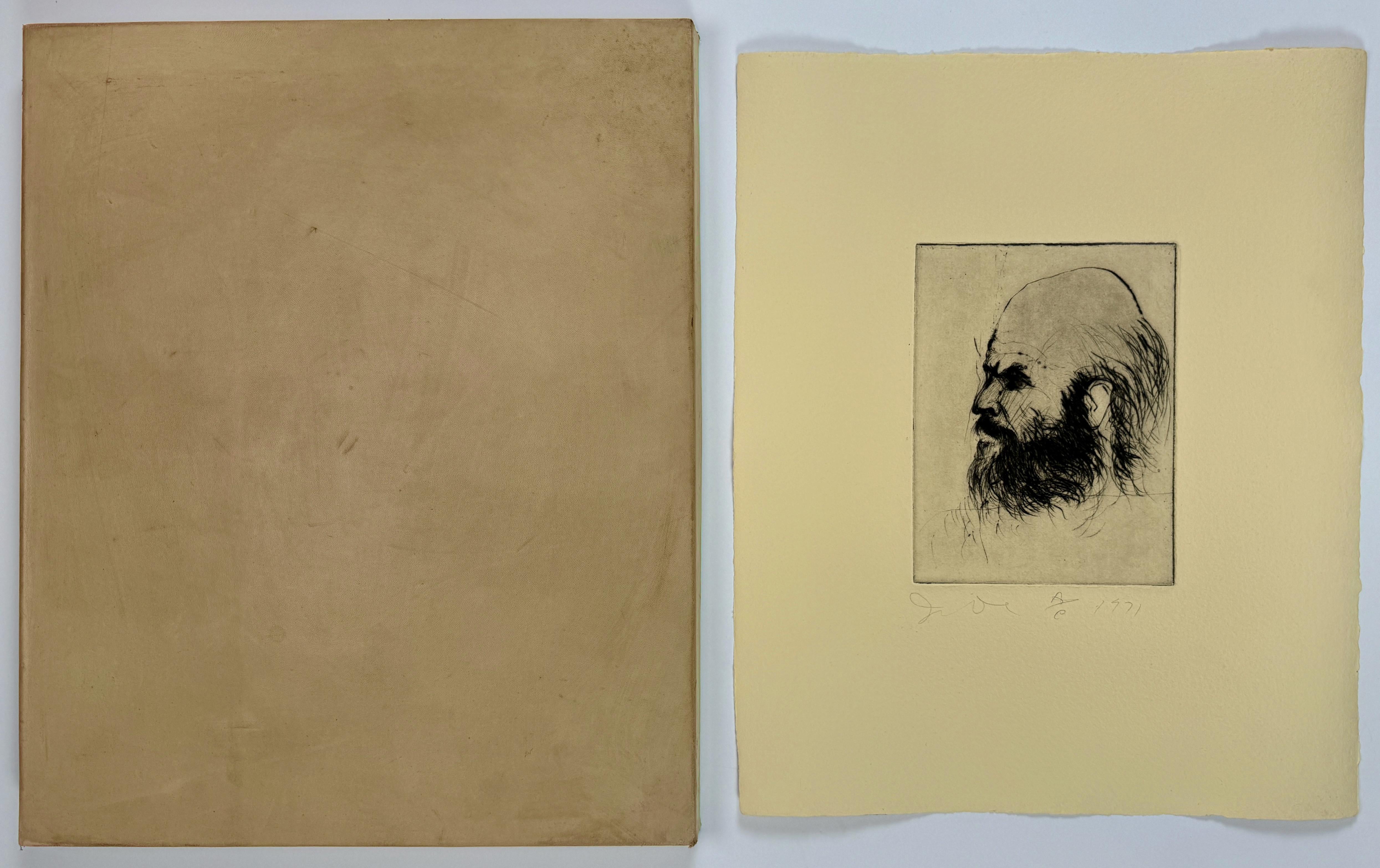 Self-Portrait Jim Dine portfolio di nove autoritratti incisi all'acquatinta in vendita 19