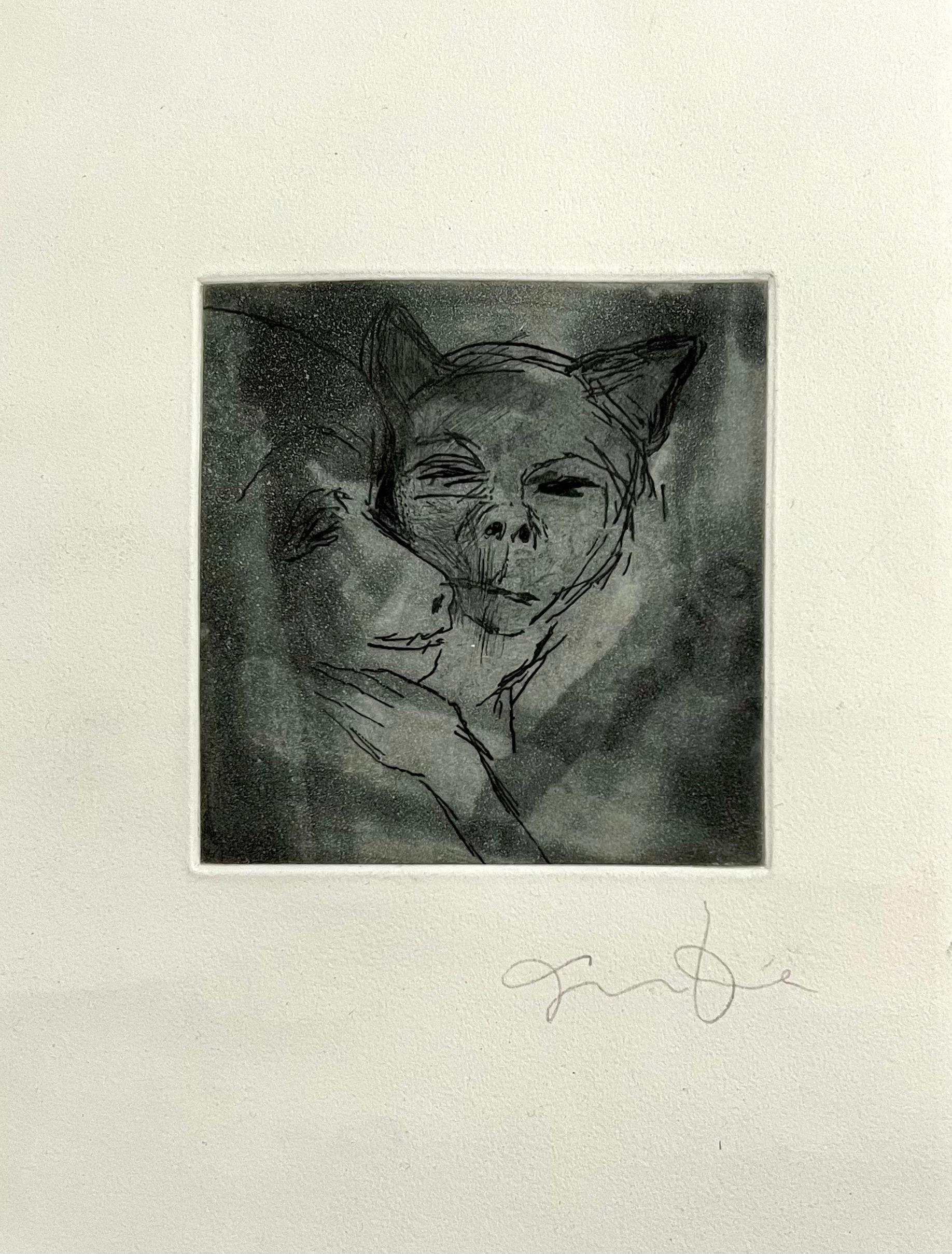 Small Beasts (Dog) Aquatint Etching Jim Dine Pop Art Print For Sale 2
