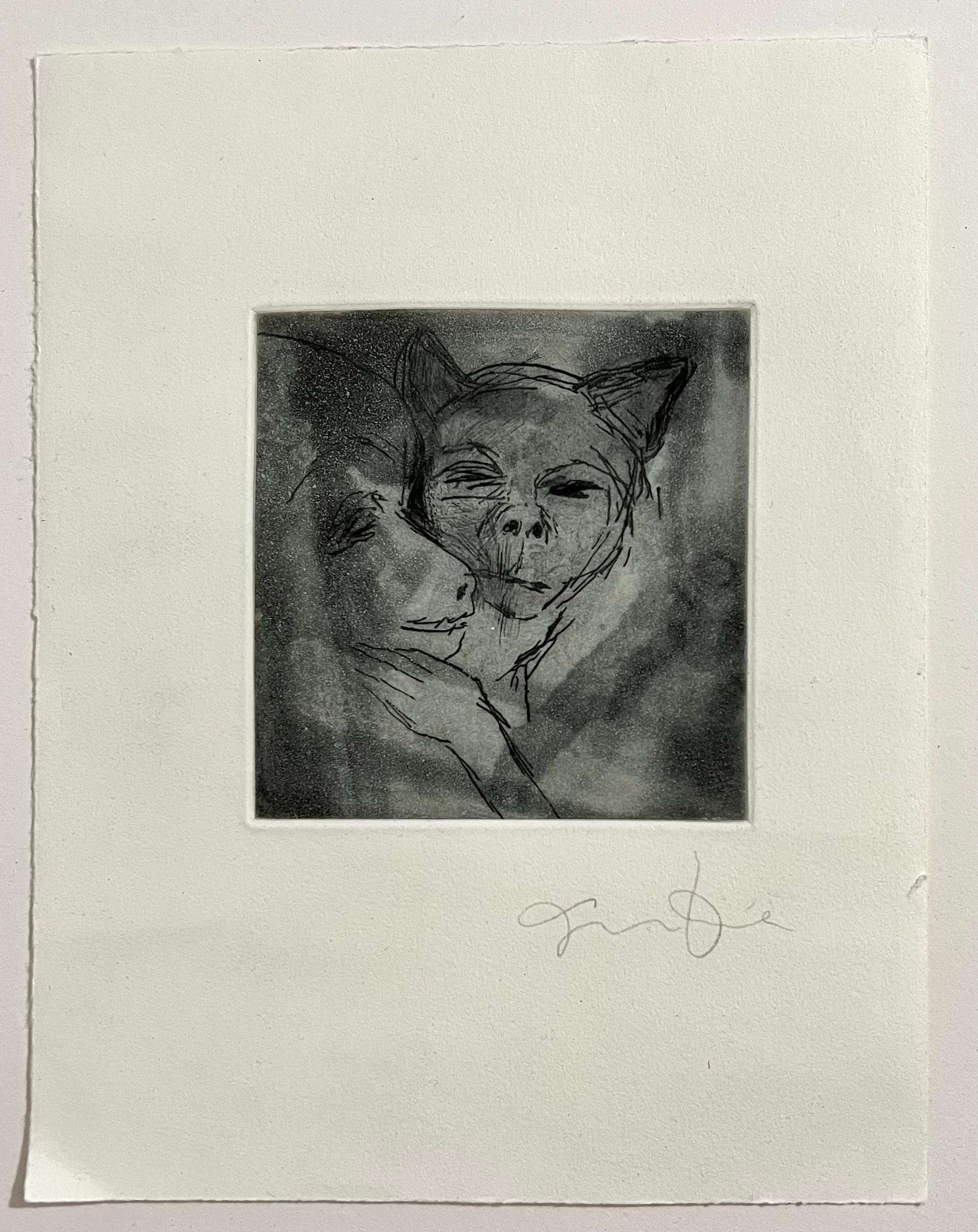 Small Beasts (Dog) Aquatint Etching Jim Dine Pop Art Print For Sale 3