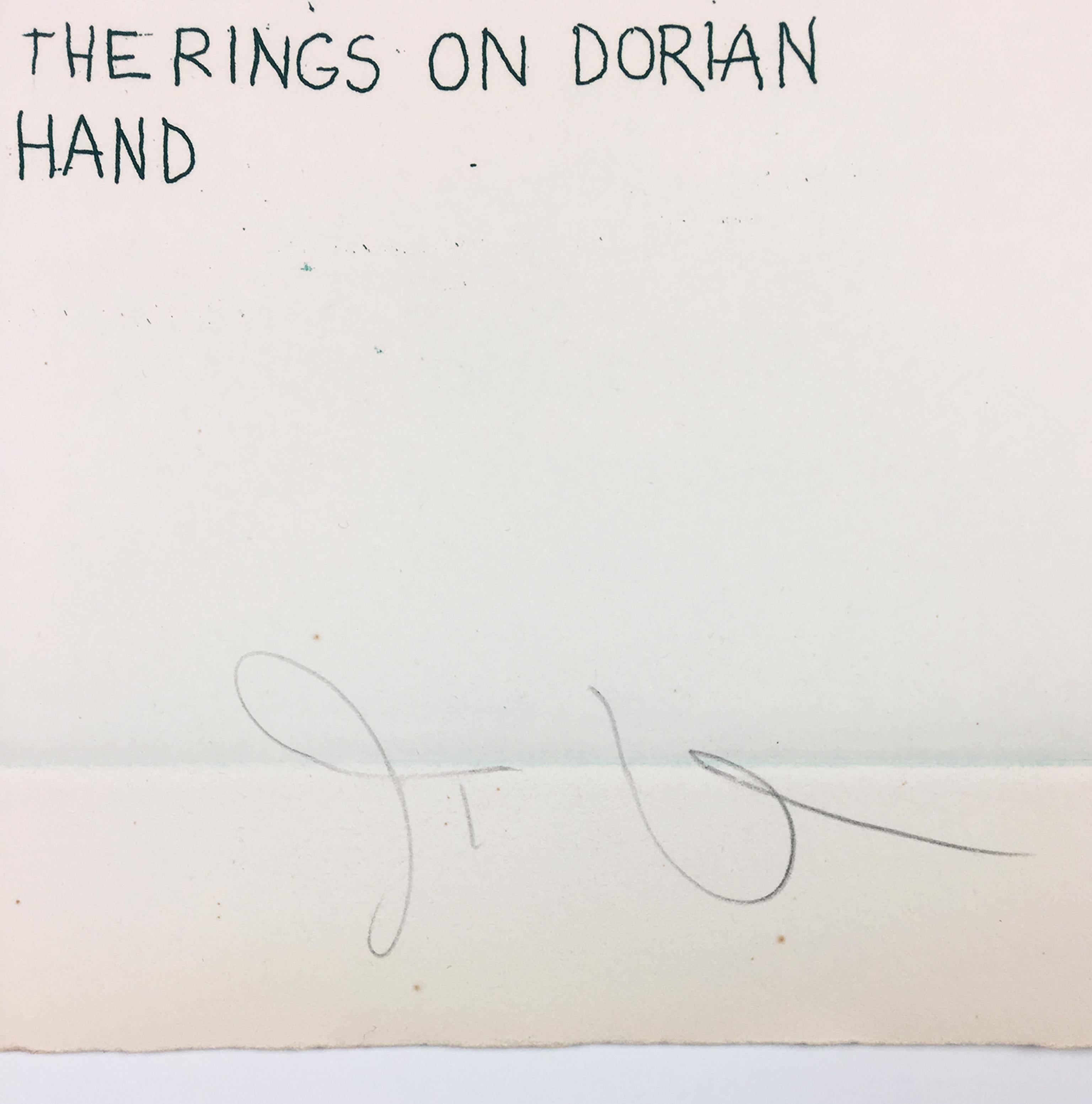 Étude pour les anneaux sur la main de Dorian Gray de « The Picture of Dorian Gray » en vente 2