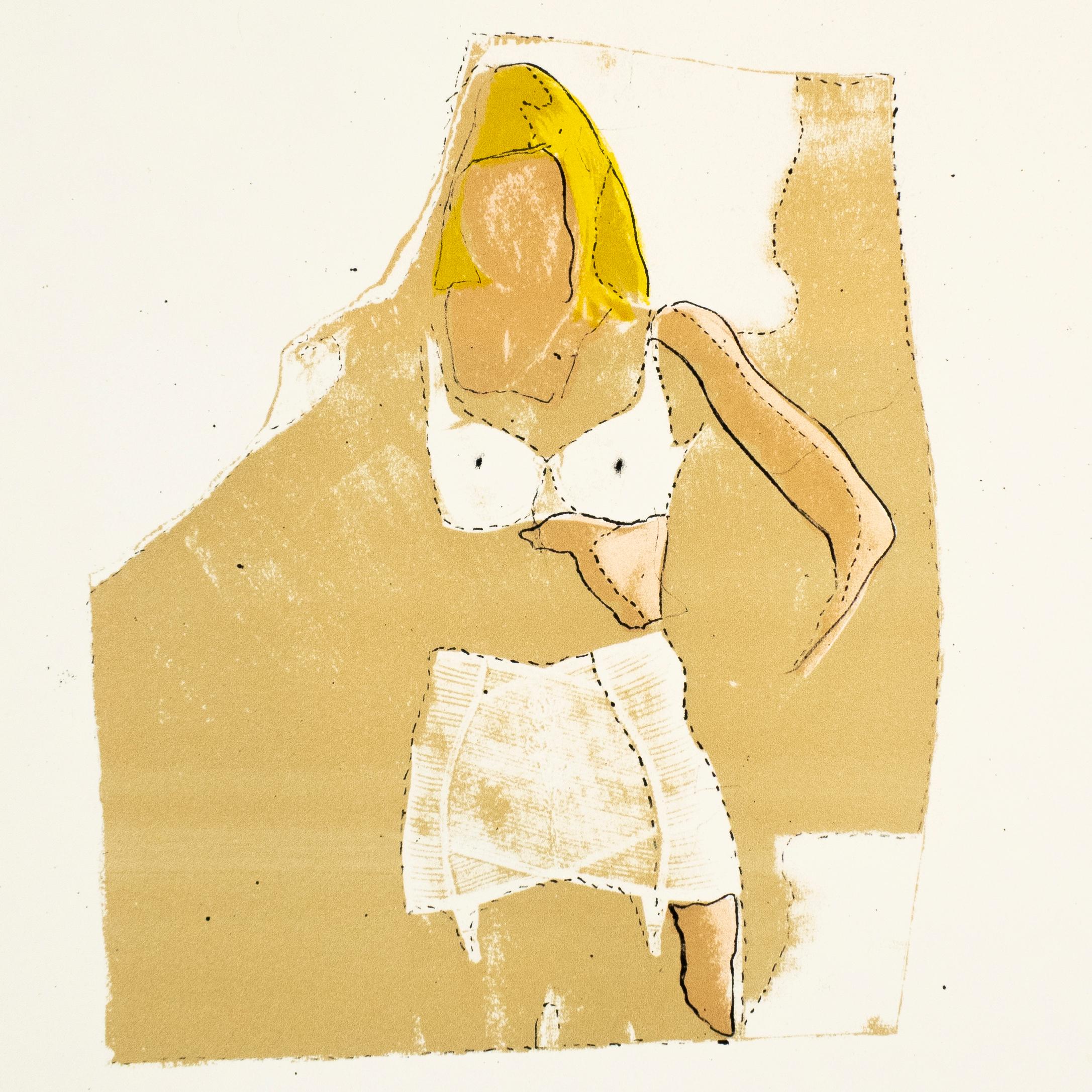 Sybil in ihrem Schminkzimmer Jim Dine The Picture of Dorian Gray, Hollywood-Starlet im Angebot 1