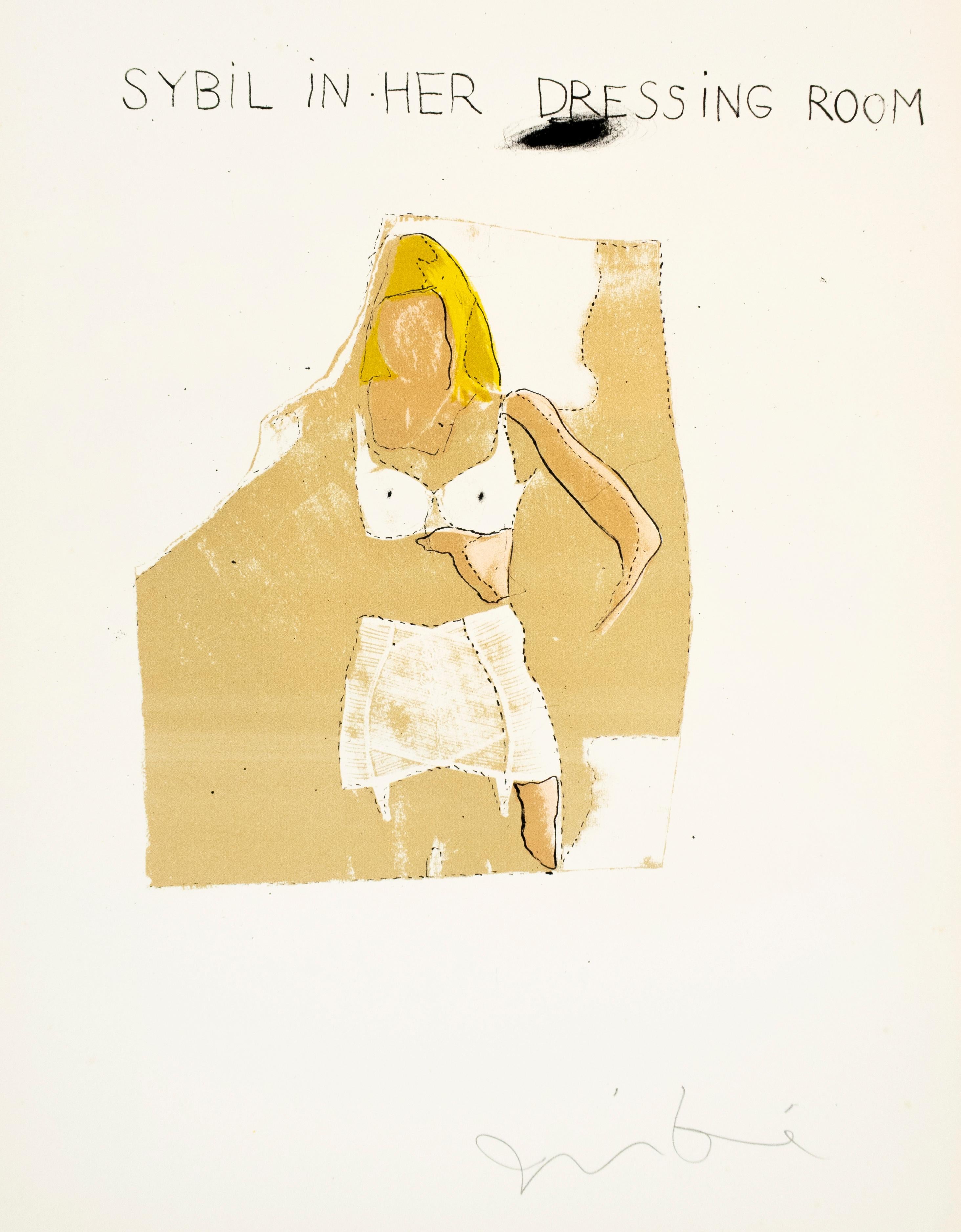 Sybil in ihrem Schminkzimmer Jim Dine The Picture of Dorian Gray, Hollywood-Starlet im Angebot 2