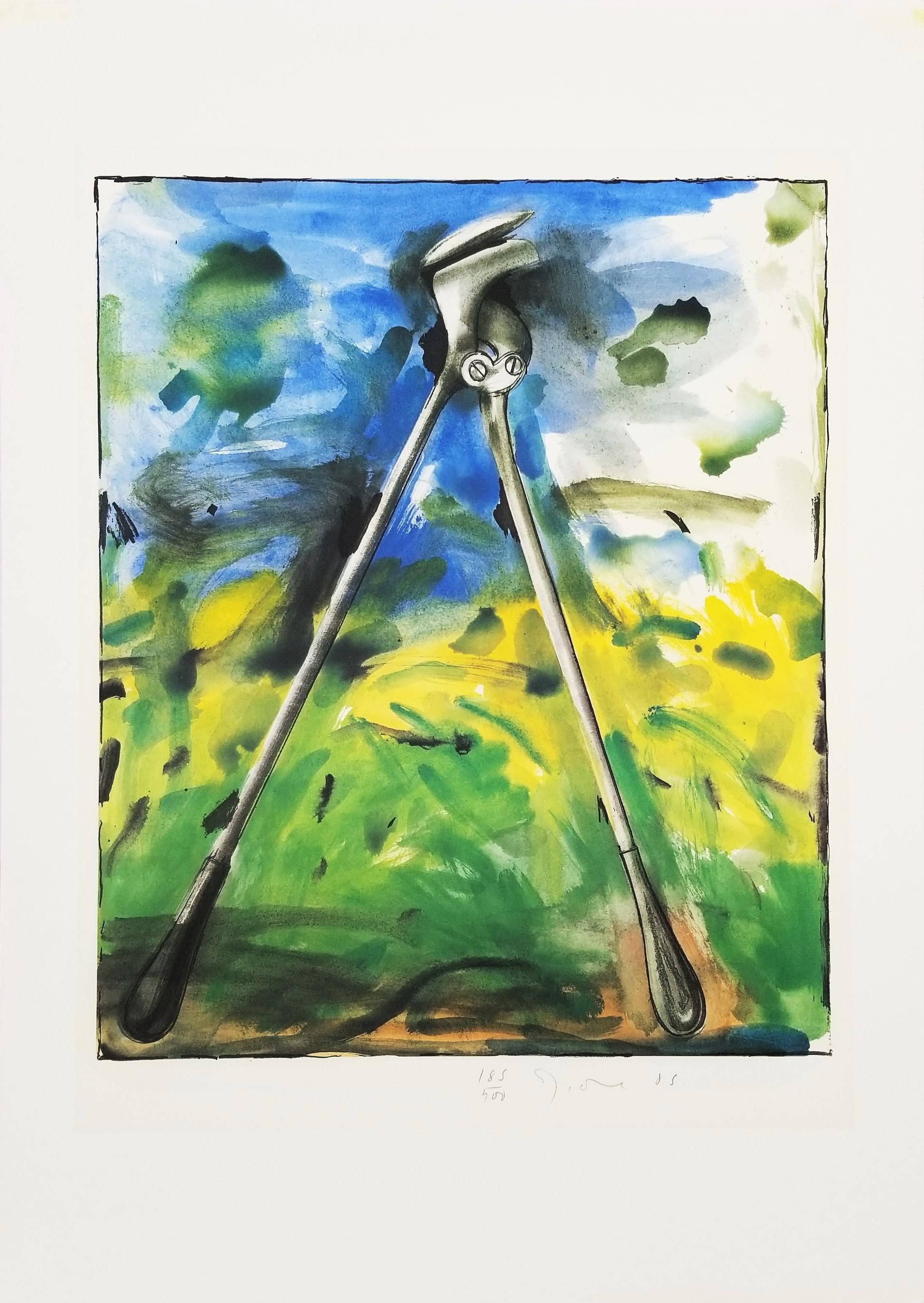 The ASTRA Tool /// Contemporary Pop Art Jim Dine Schraubenschlüssel Lithographie Colorful NY im Angebot 1