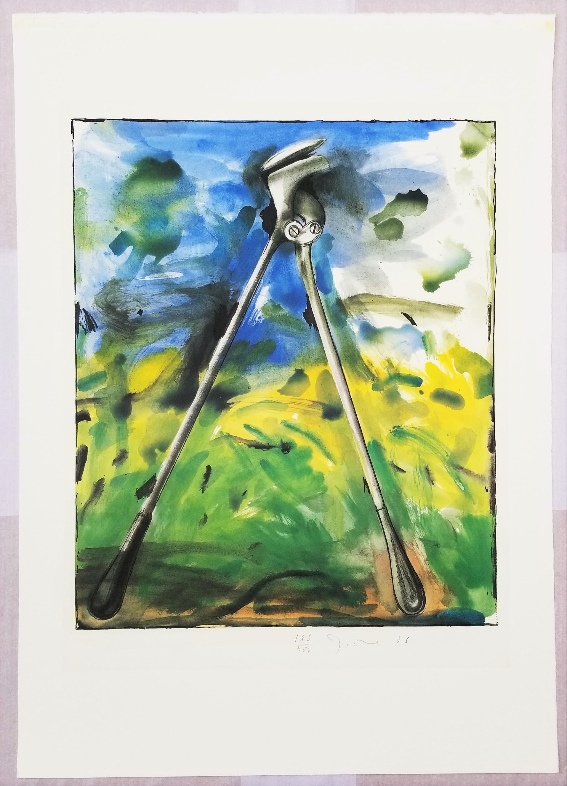 The ASTRA Tool /// Contemporary Pop Art Jim Dine Schraubenschlüssel Lithographie Colorful NY im Angebot 2
