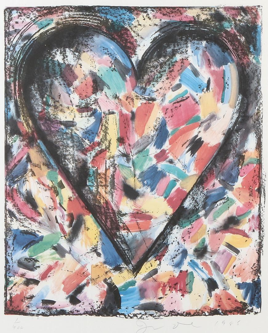 Le cœur Confetti - Print de Jim Dine