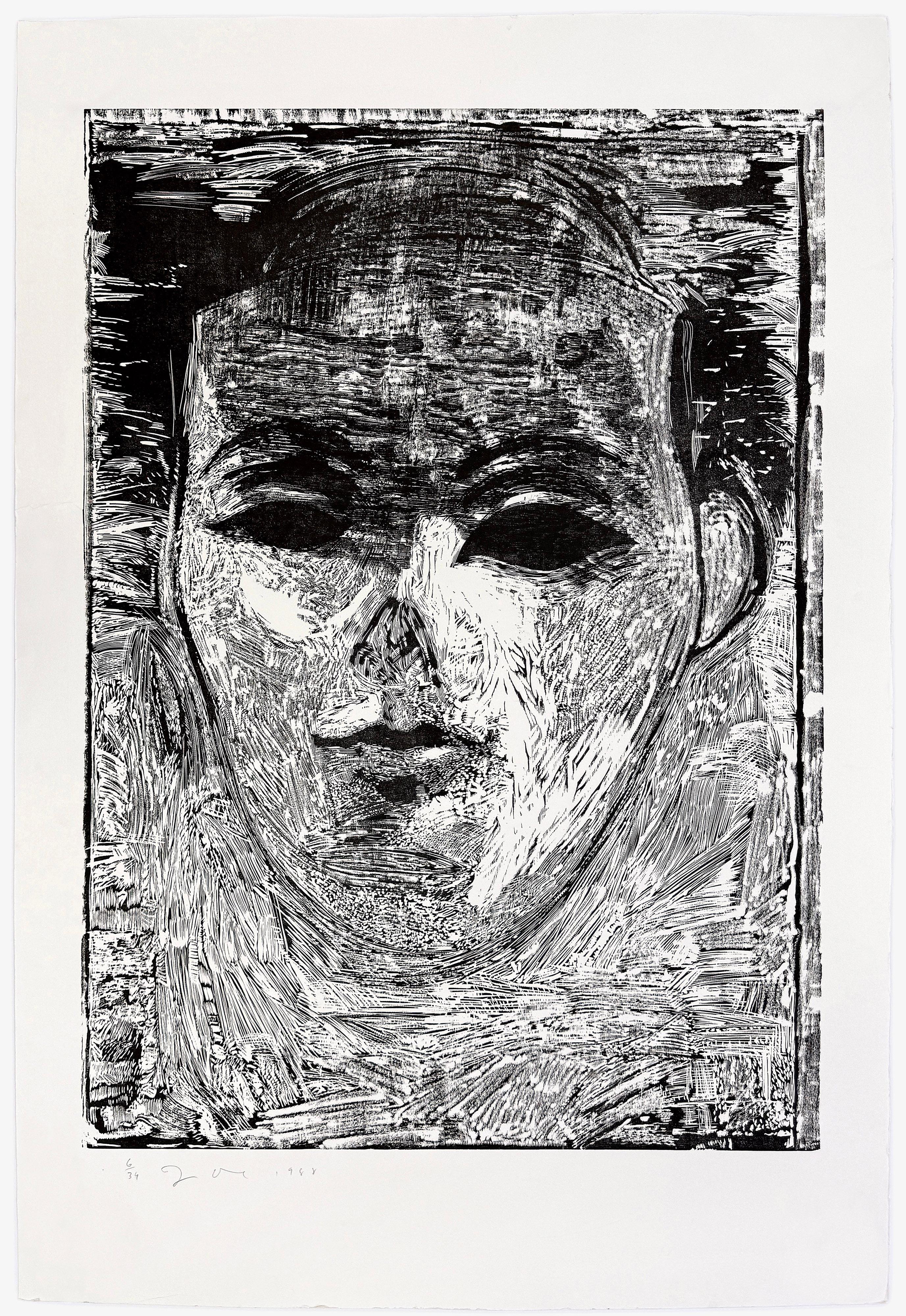 The Mead of Poetry #1 (grande xilografia incorniciata e firmata a mano) - Print di Jim Dine