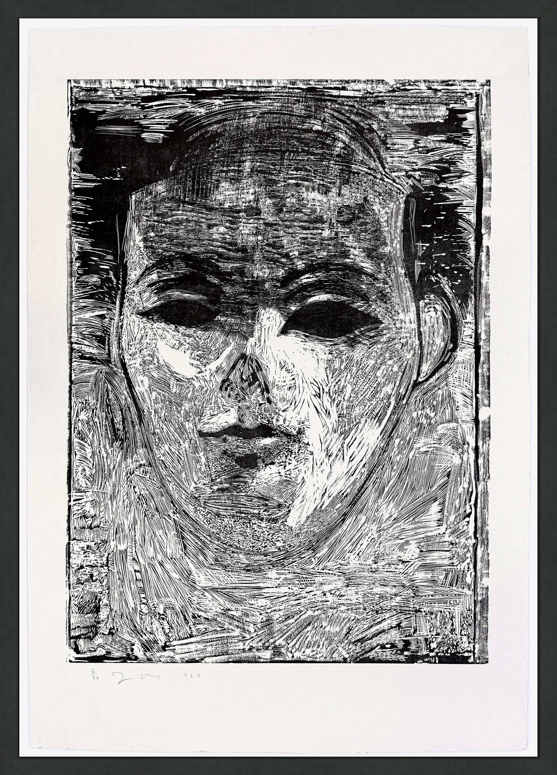 Figurative Print di Jim Dine - The Mead of Poetry #1 (grande xilografia incorniciata e firmata a mano)