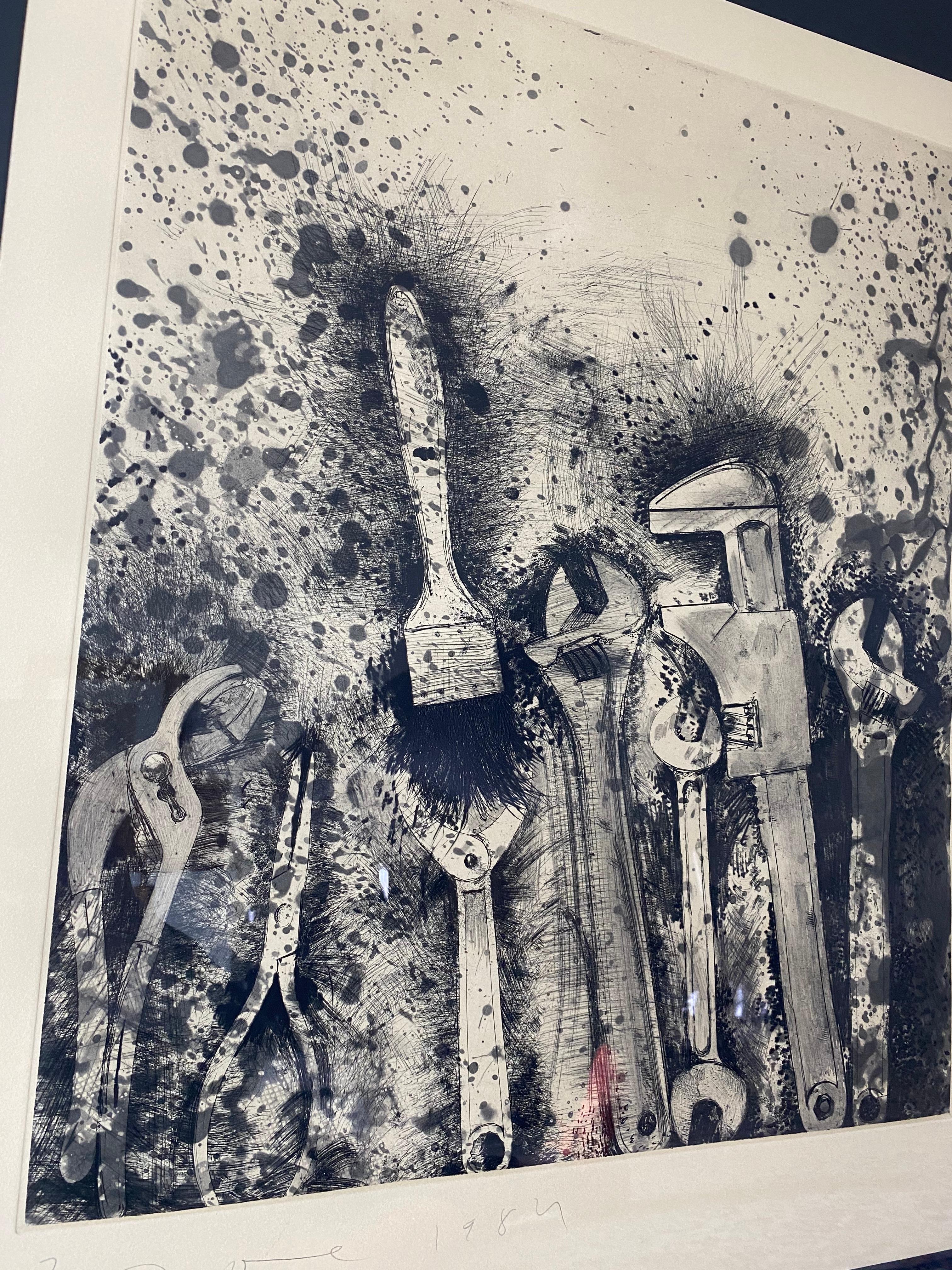 Die neuen französischen Werkzeuge 3 (für Pep) – Print von Jim Dine