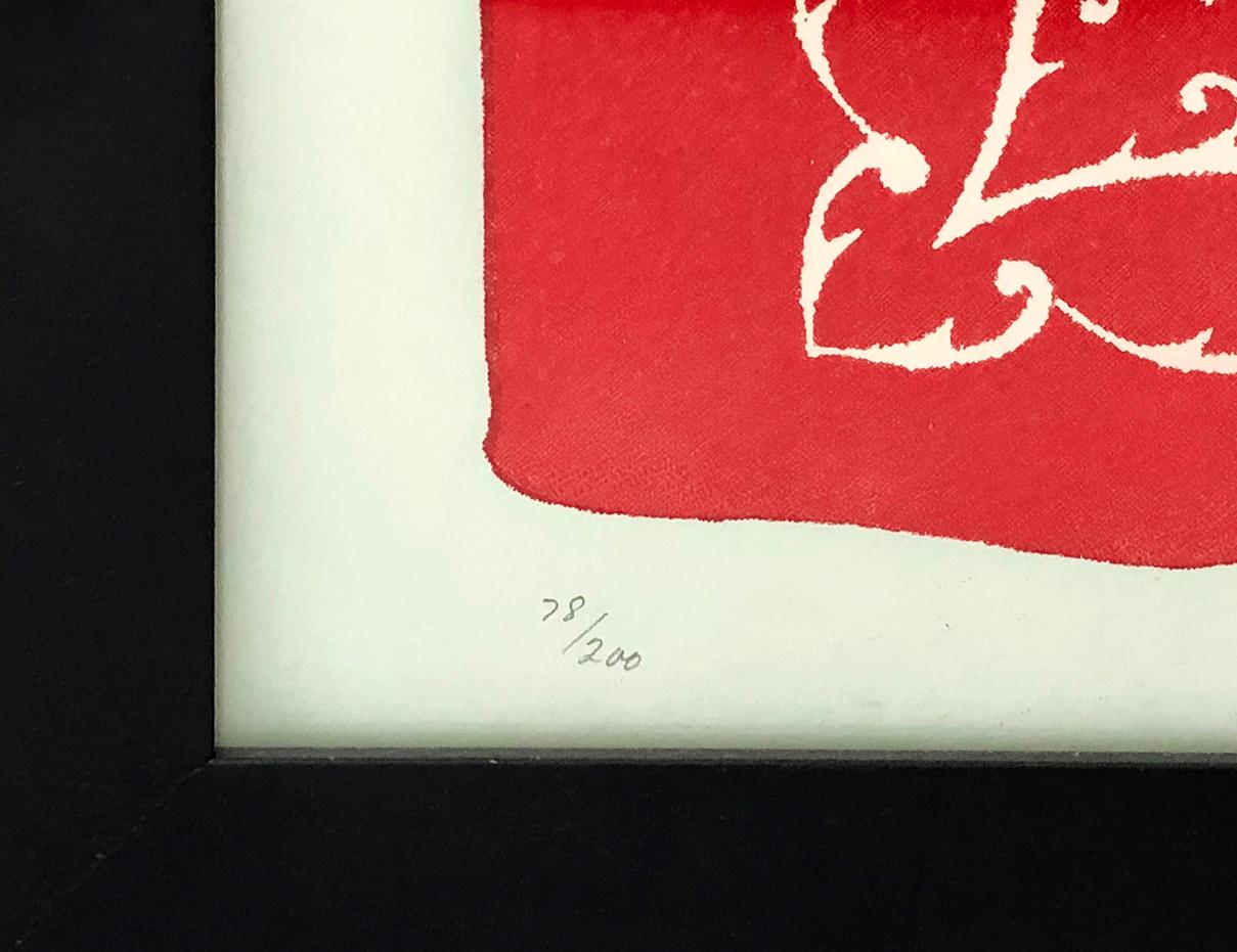 Throat, from 11 Pop Artist's Volume II (hand singed screen print) - Print by Jim Dine
