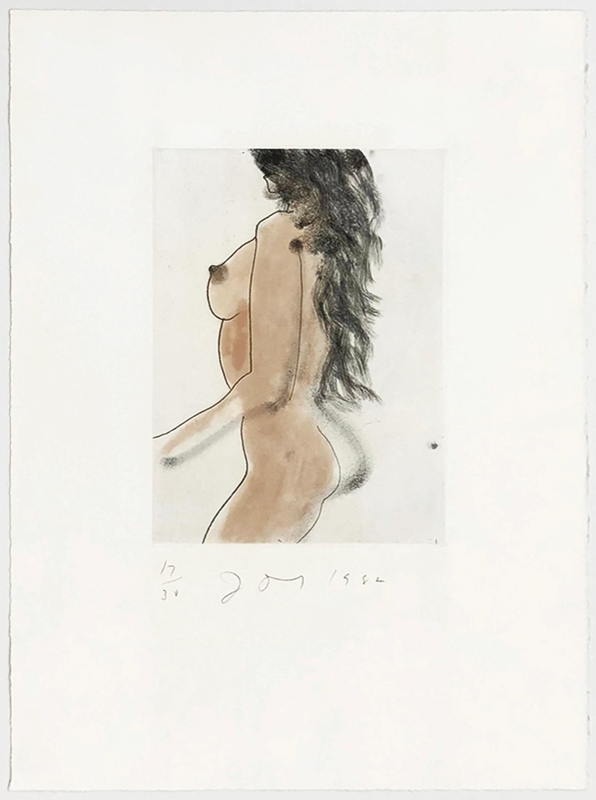 Jim Dine Nude Print - UNTITLED (FROM EIGHT LITTLE NUDES)