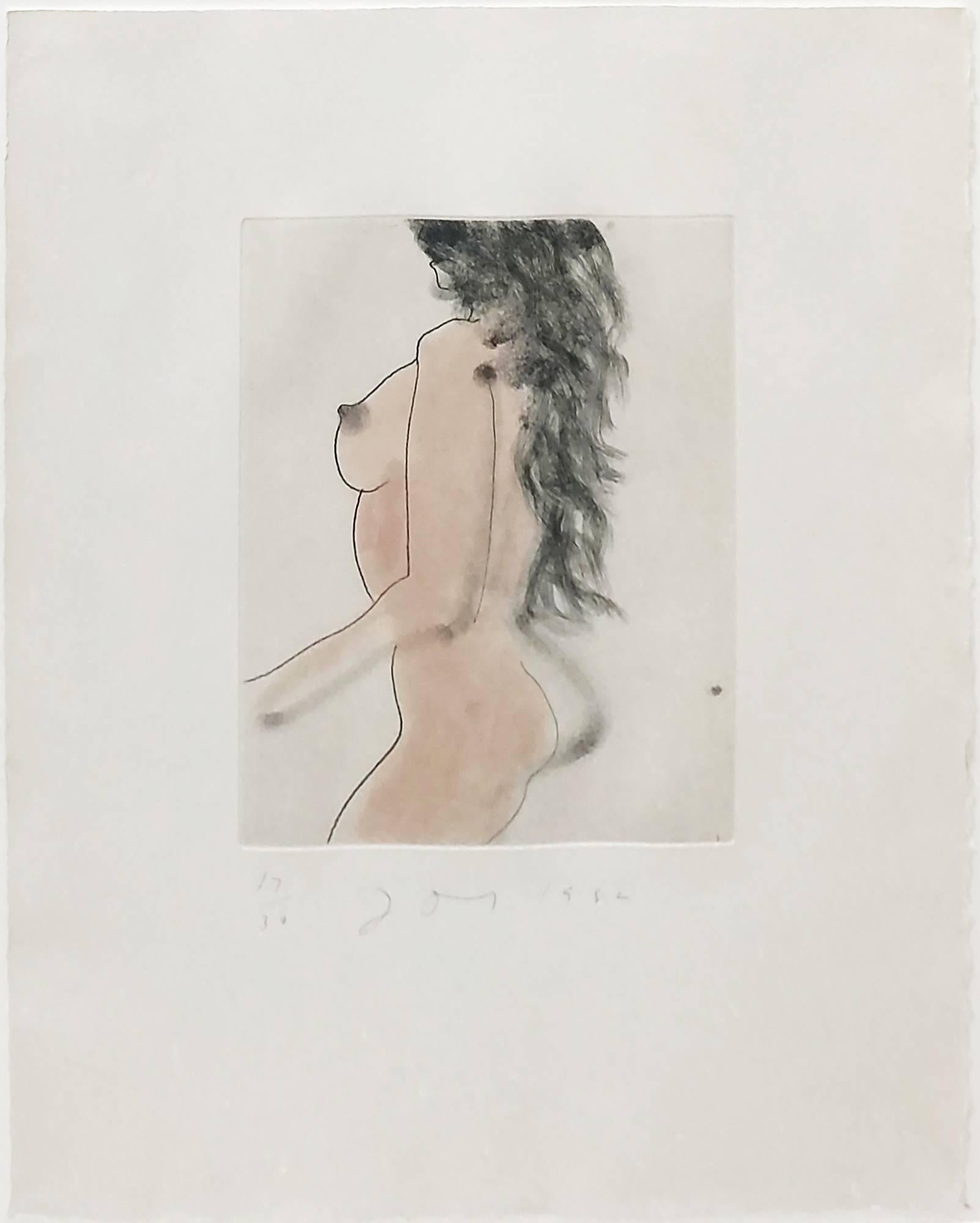 Jim Dine Figurative Print - UNTITLED (FROM EIGHT LITTLE NUDES)