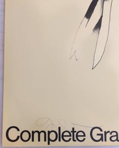 Vintage Jim Dine Signed poster Complete Graphics Galerie Mikro 1970 rainbow pop