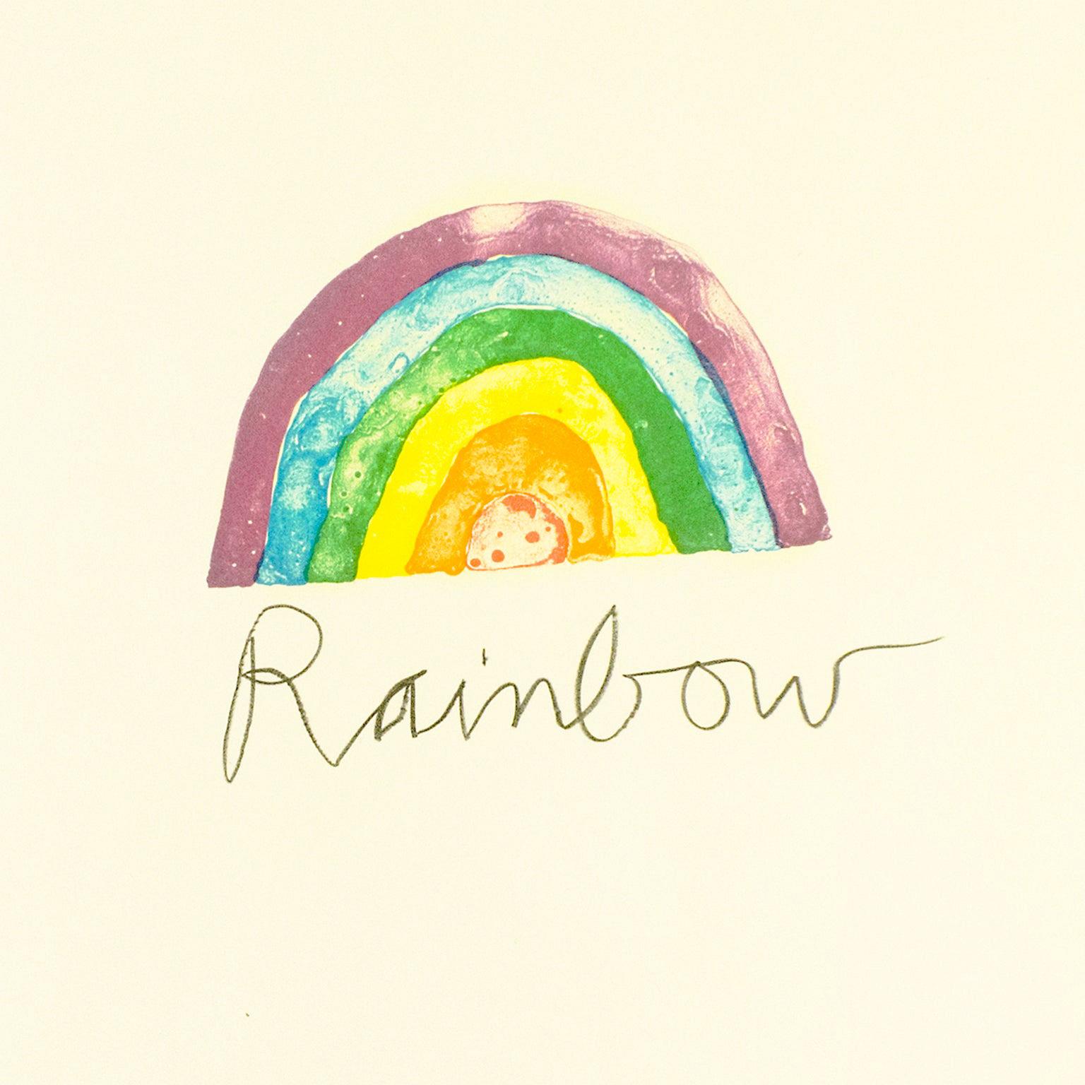 Vintage Jim Dine Signed poster Complete Graphics Galerie Mikro 1970 rainbow pop For Sale 2