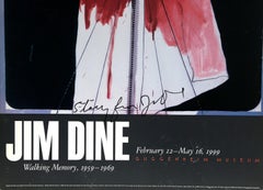 Walking Memory Guggenheim Exhibition Poster, Modern Poster by Jim Dine