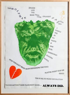 Wolfman, eau-forte Pop Art de Jim Dine 1967