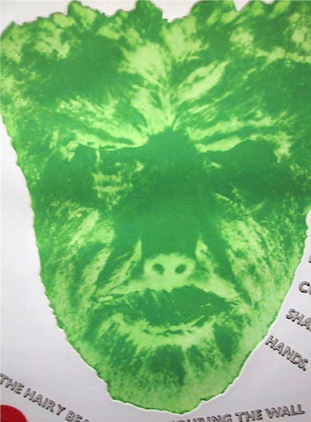 Wolfman (Wall), Pop Art Aquatint Etching by Jim Dine For Sale 1
