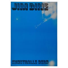 JIM DINE - SAW - KUNSTHALLE BERN Original Vintage Pop Art Poster Hand Signed
