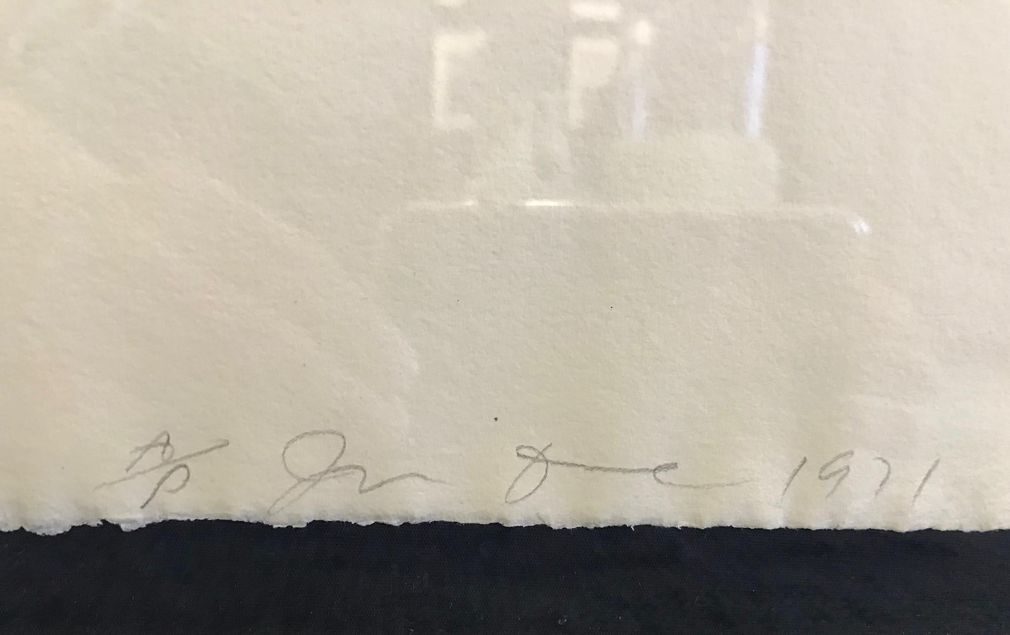 Ensemble de quatre gravures Pop Art signées Jim Dine « Four Kinds of Pubic Hair », 1971 4
