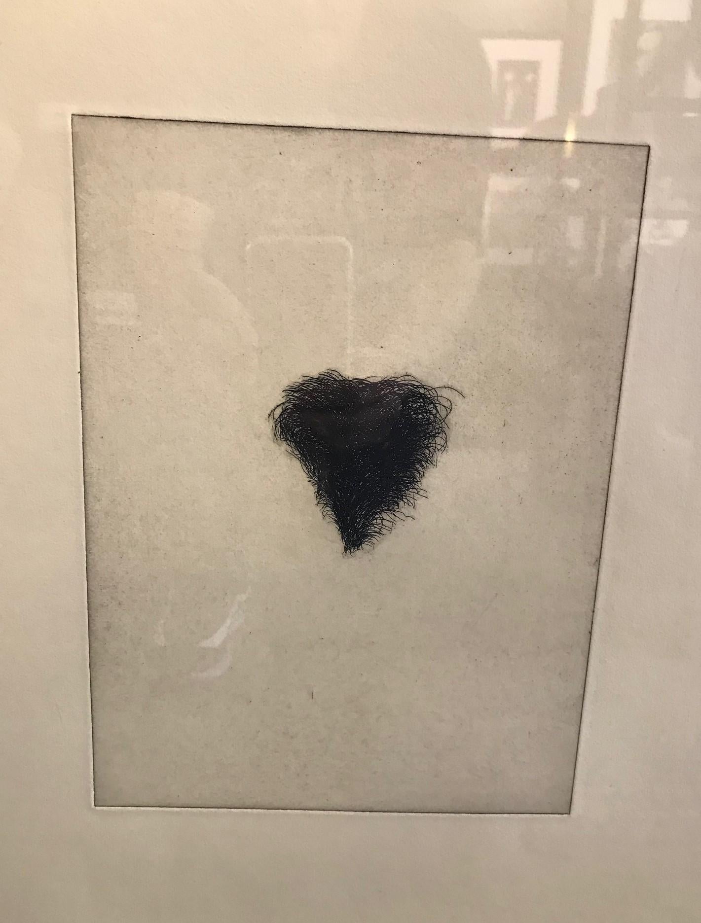 Américain Ensemble de quatre gravures Pop Art signées Jim Dine « Four Kinds of Pubic Hair », 1971