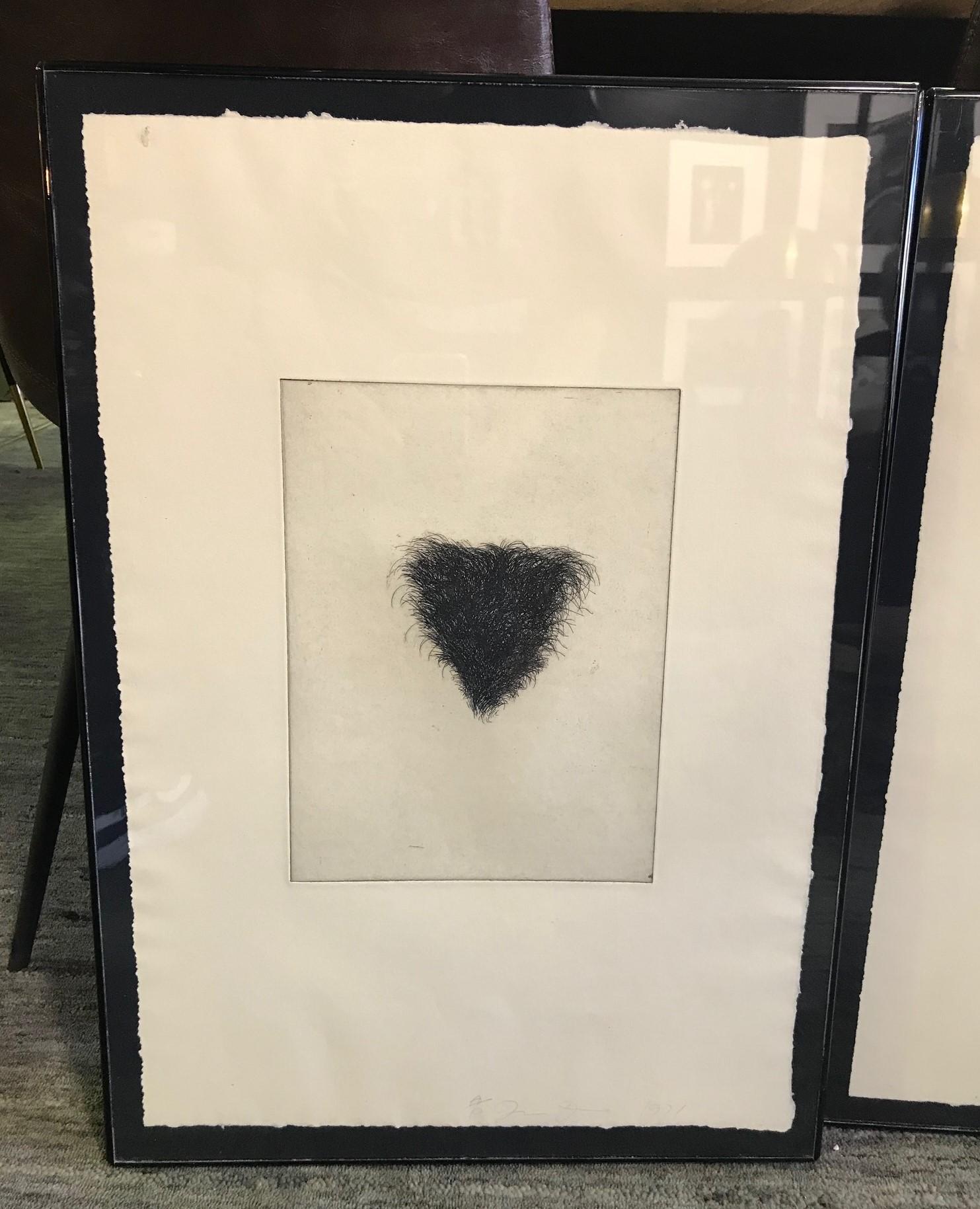 Jim Dine Signed Set of Four Pop Art Etchings 