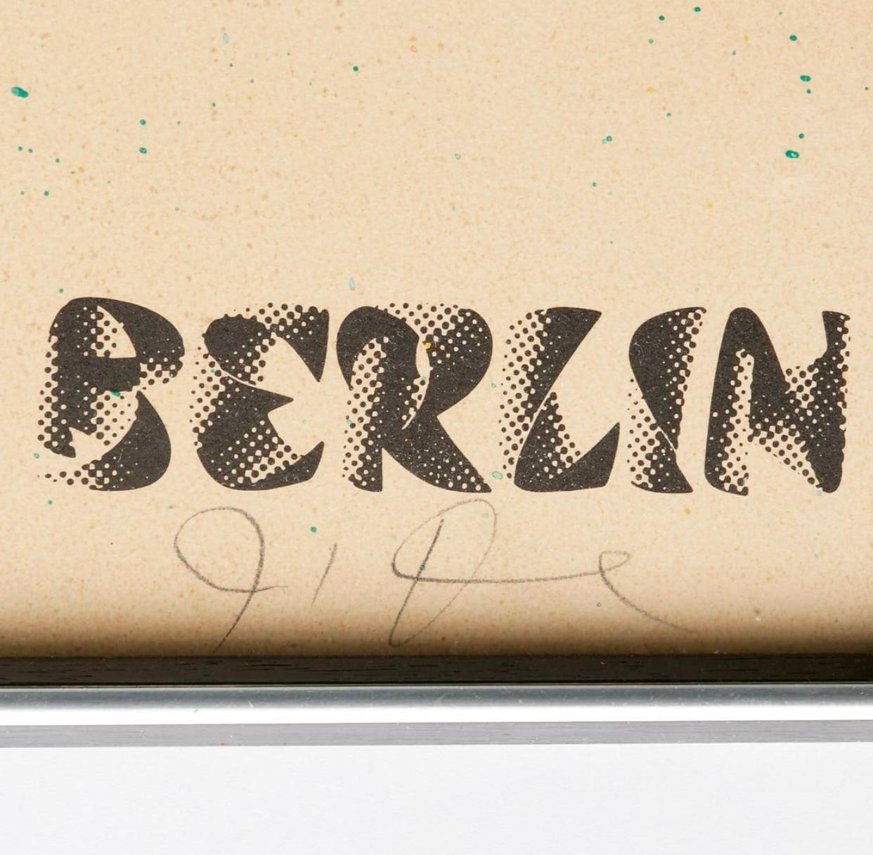 Jim Dine, signiertes Lithographieplakat der Nationalgalerie Berlin, 1971 im Angebot 2