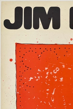 JIM DINE - THE RED BANDANA Original Vintage Pop Art Exhibition Poster Signed