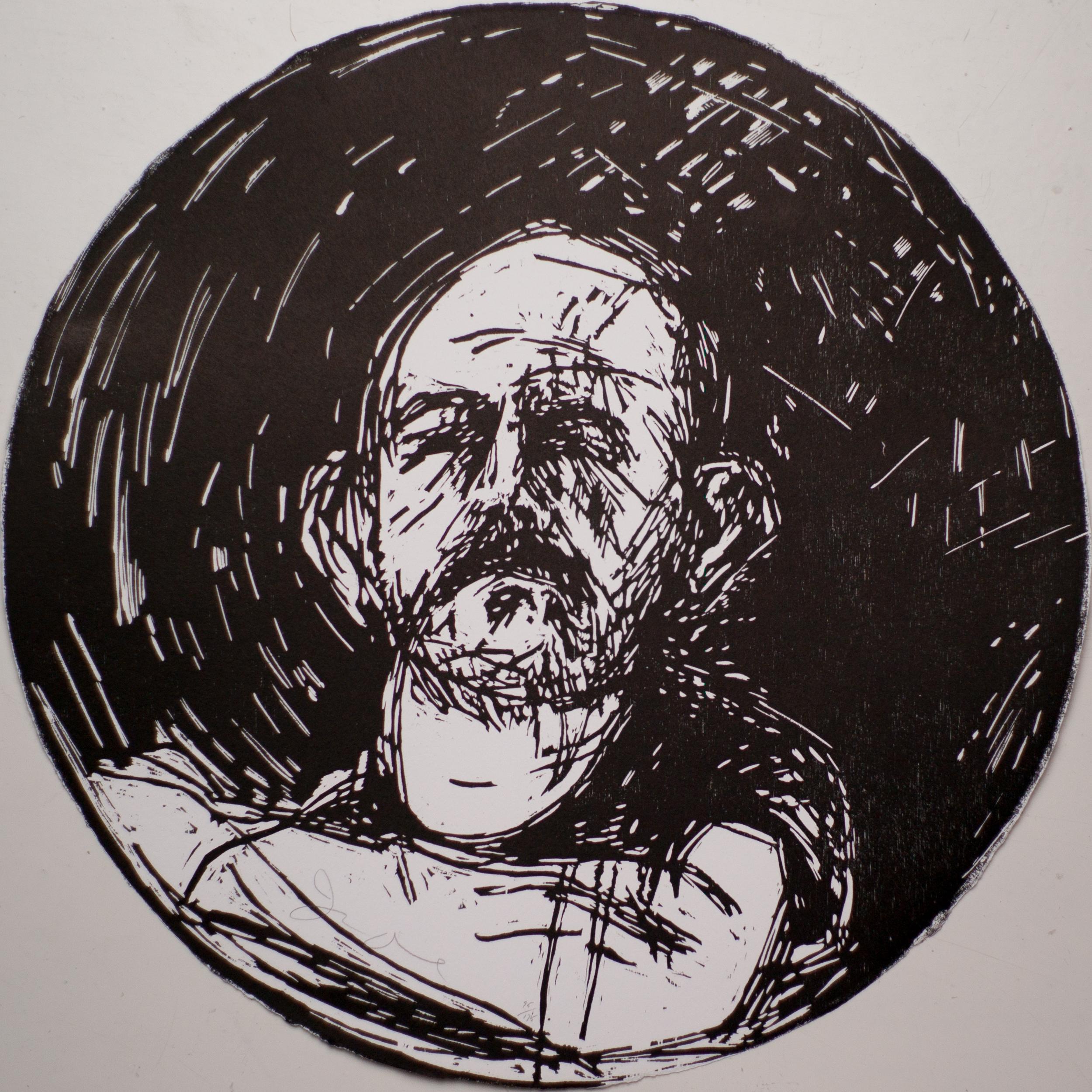 Jim Dine — Untitled, from Self-Portrait in a Convex Mirror For Sale 1