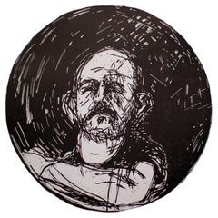 Vintage Jim Dine, Untitled, from "Self-Portrait in a Convex Mirror"