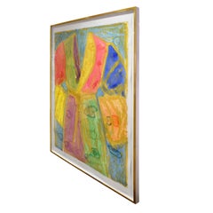 Jim Dine "Yellow Watercolors" Woodcut and Watercolor 1993 'Signed'
