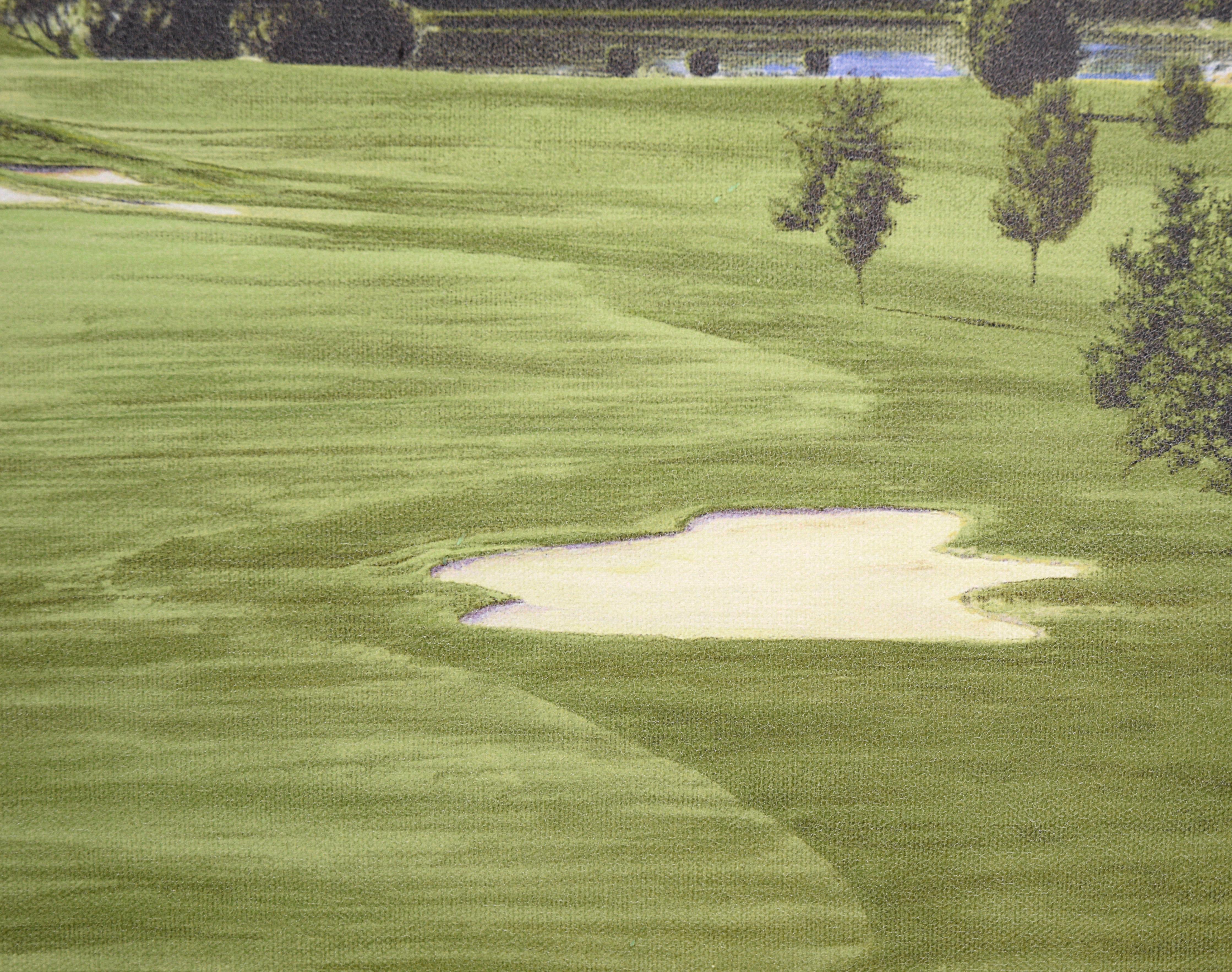 The Tenth Hole at Auburn Valley Golf Course - AP, 1/50 - Giclee on Canvas For Sale 1