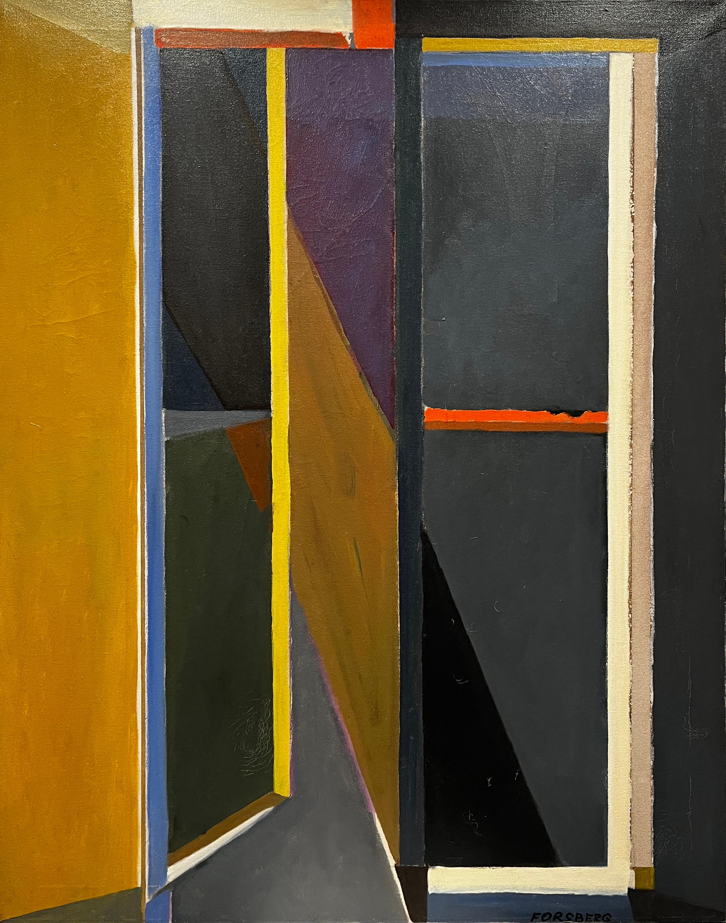 Jim Forsberg Abstract Painting - Through the Window