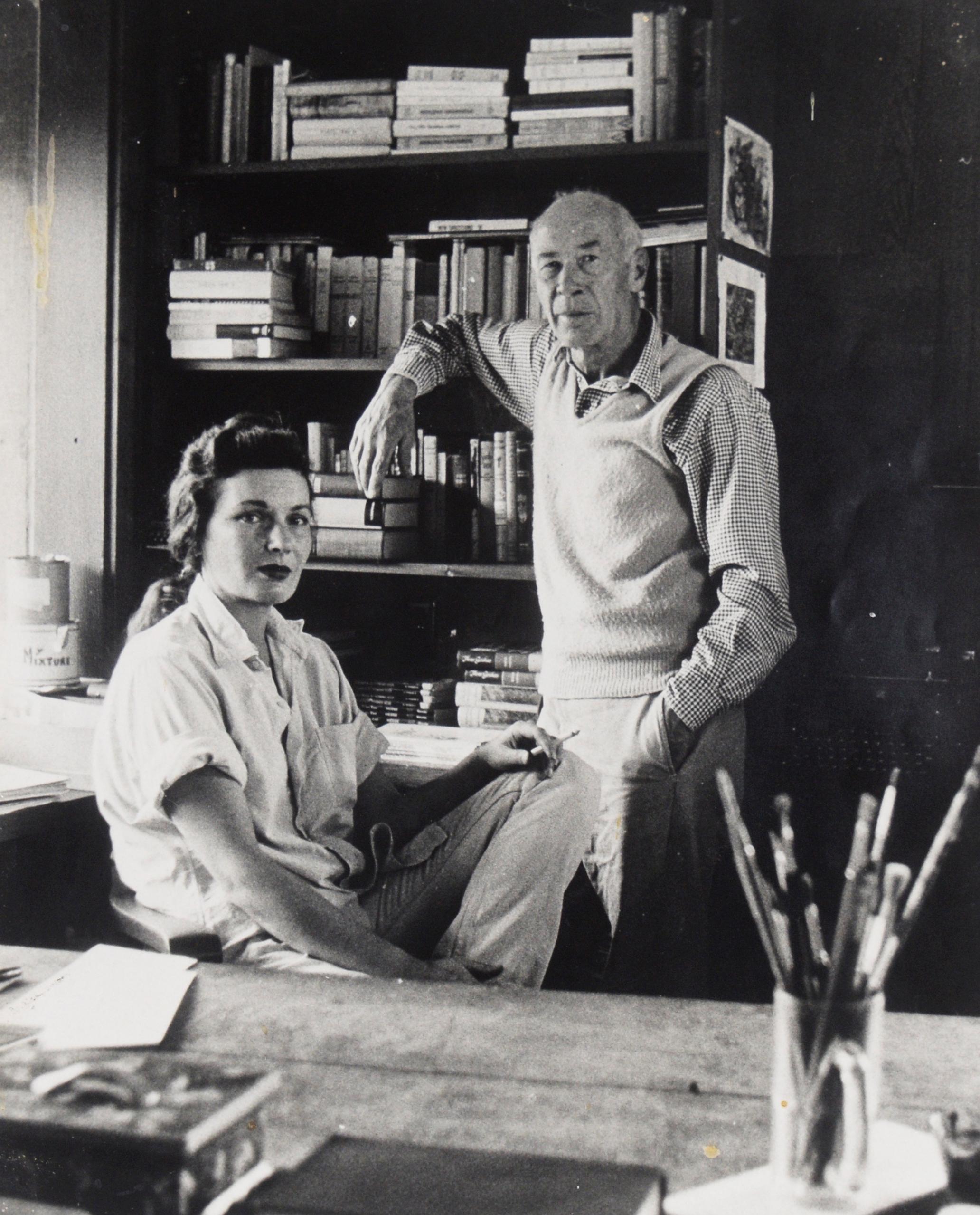Henry Miller And Eve Miller On Partington Ridge - 1954 Original Photograph For Sale 1
