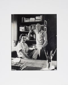 Vintage Henry Miller And Eve Miller On Partington Ridge - 1954 Original Photograph