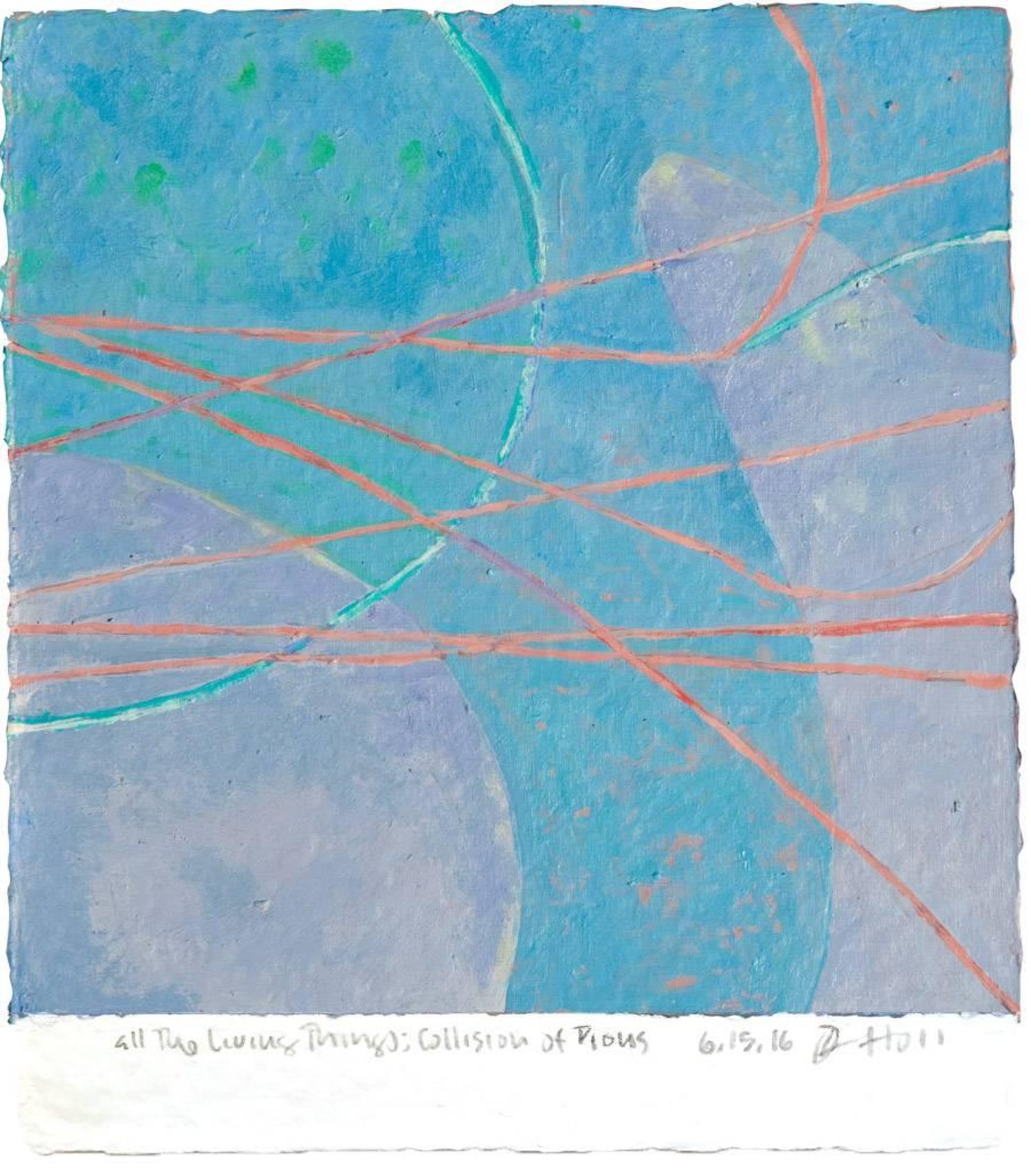 Jim Holl Jim Holl Collision Of Pions 6 15 16 Organic Abstract