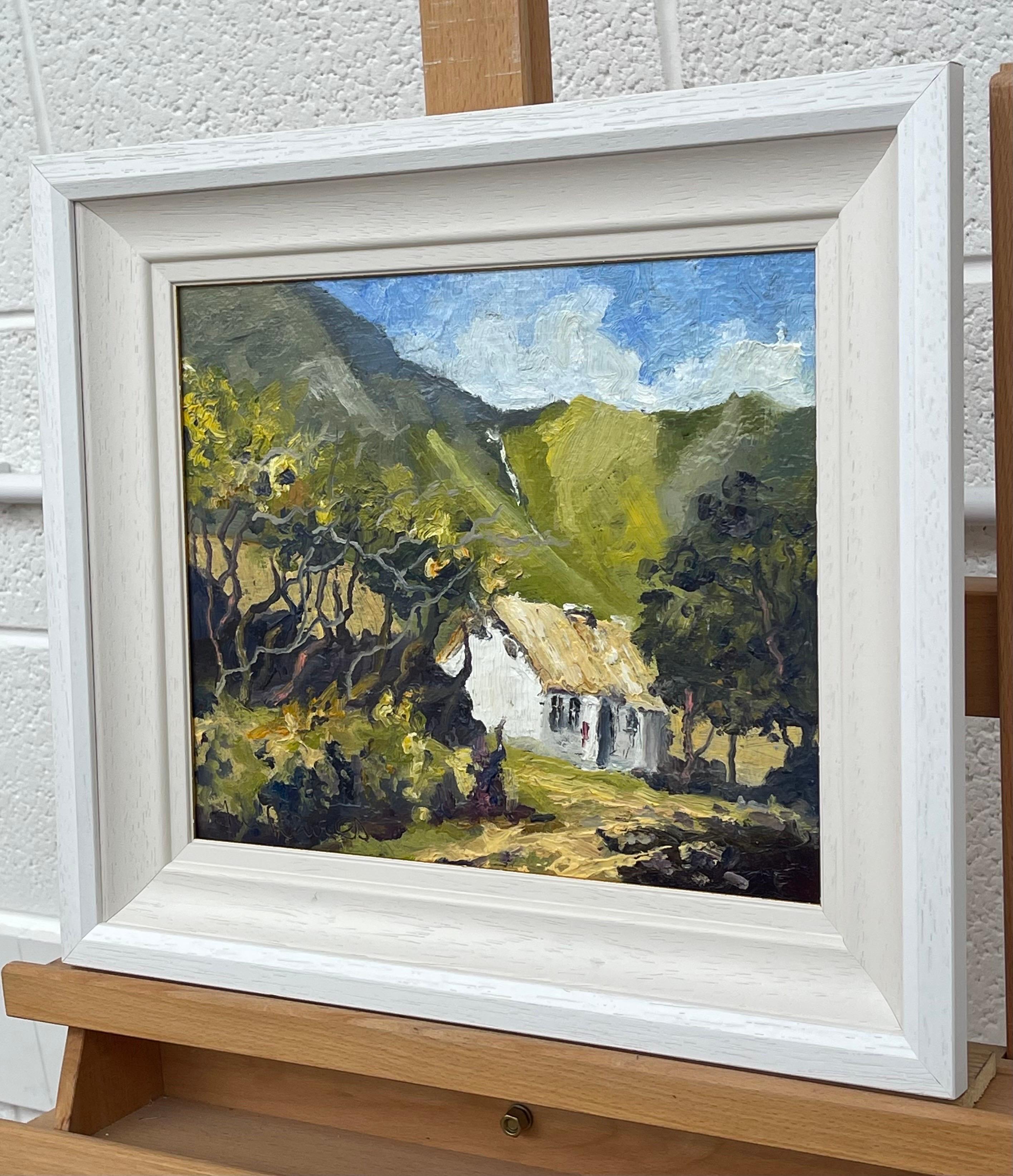 Impressionistic Impasto Painting Blue Stack Mountains Donegal Northern Ireland  For Sale 3