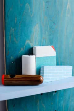 'BOX KING" Assemblage, found objects, painting